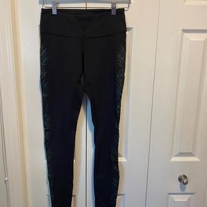 Lululemon size 6 pineapple leggings